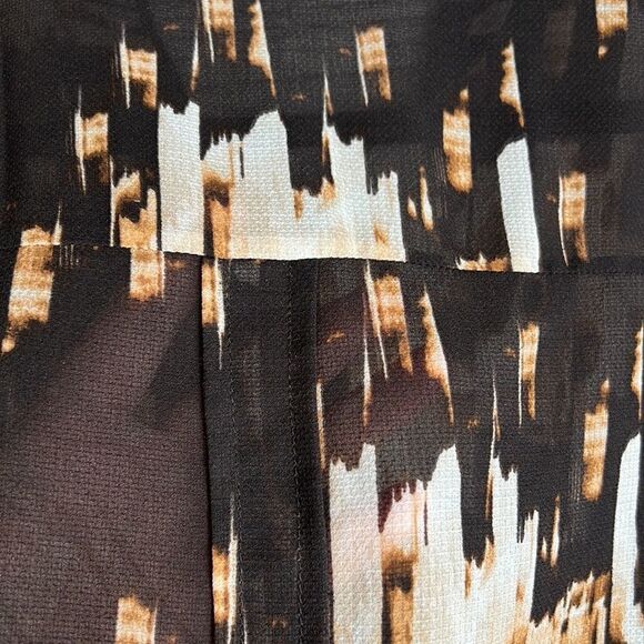 DEREK LAM for Design Nation Long Sleeves Semi Sheer Blouse  Size XL - Picture 9 of 12